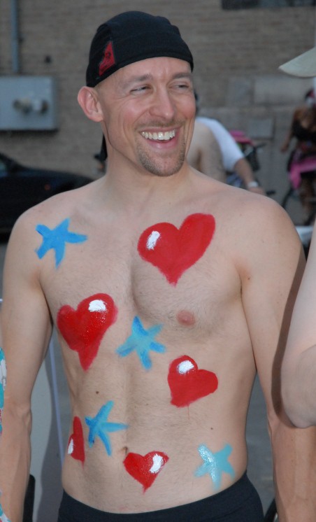 Recommended World Naked Bike Ride Chicago body painting.
