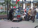 Downtown corner band, a classic city sight. (click to zoom)