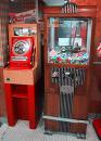 Lots of old arcade machines, including metal disk embossers! (click to zoom)