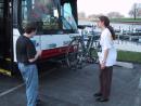 Demonstrating upcoming new bike carriers. (click to zoom)