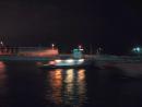 Tug boat towing the barge back. (click to zoom)
