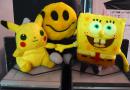 Pikachu, Mr. Smiley, SpongeBob SquarePants. (click to zoom)