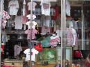 Chicago Recycle Shop decorated windows. (click to zoom)