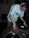 Marshall spinning the hardest stuff all evening back at his place. (click to zoom)