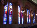 Stained glass windows closer. (click to zoom)