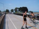 Blading. New bridge. But bladers and bikers are VERY happy about it. (click to zoom)
