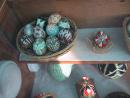 Enameled blown eggs. (click to zoom)
