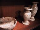 Dave's Rock Shop: Stone vases and bowls. (click to zoom)