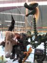 Toys et cetera: Wizard, knight and dragon puppets. (click to zoom)