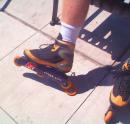 Blading: Wheel blow. Photo by Bill. (click to zoom)