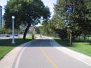 Blading: Completely rehabbed path around Waveland golf course. (click to zoom)