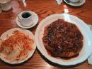 Walker Bros: Apple pancake and hash browns. (click to zoom)
