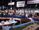 International Model and Hobby Expo: Railroad Demo featured HUGE multi-part HO layout. (click to zoom)