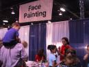 International Model and Hobby Expo: Face painting. (click to zoom)