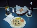 Dinner at an Andersonville middle-eastern bar/restaurant. Humus and beer. (click to zoom)