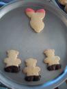 Bomb and terrorists (aka bears and bunny) cookies. (click to zoom)