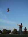 Performing kite girl. (click to zoom)