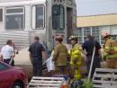 Ouch! Train versus car in Skokie. (click to zoom)