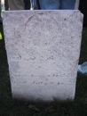 Graceland Cemetery: Old weathered marble headstone (click to zoom)