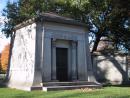 Graceland Cemetery: Mausoleum. John A. Linn. (click to zoom)