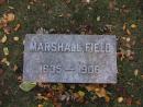 Graceland Cemetery: Marker. Marshall Field. (click to zoom)
