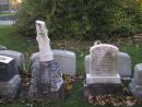 Graceland Cemetery: Unusual markers. (click to zoom)