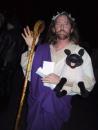 Redmoon Halloween ritual: Jesus and lamb. (click to zoom)