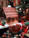 Chocolate Gingerbread house in Lincoln Square. (click to zoom)