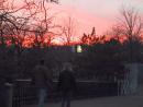 Lincoln Park Zoo: Red sunset. (click to zoom)