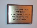 Spike Manton Show: Bad toilet warning sign #2. (click to zoom)