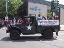 Evanston Independence Day parade: Rent-a-car, old army jeep. (click to zoom)