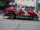 Evanston Independence Day parade: Antique fire engine. (click to zoom)