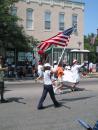 Evanston Independence Day parade: Patriots. (click to zoom)