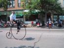 Evanston Independence Day parade: Antique bicycles. (click to zoom)