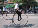 Evanston Independence Day parade: Antique bicycles. (click to zoom)