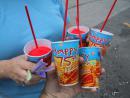 Free Slurpees at 7-11 for their 75th anniversary. (click to zoom)