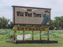 Donley's Wild West Town: Sign. (click to zoom)