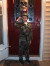 Suburban Halloween sights: Soldier kid. (click to zoom)