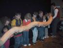 Milwaukee Public Museum: Giant albino Burmese python and kids. (click to zoom)