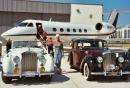 Rolls Royce owners club outing at the DuPage county airport. 1953 Rolls Royce Silver Dawn, Heather, 1949 Bentley Mark VI. (click to zoom)
