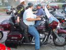 Motorcycle charity event stop at Uncle Paulie's. (click to zoom)