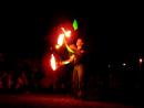 Full Moon Fire Jam at Foster beach. (click to zoom)