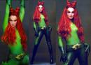 Halloween costume preparation for Poison Ivy. (click to zoom)