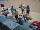 Artists of the Wall Festival in Rogers Park. Preparation. (click to zoom)