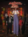 Susan stiltwalking at the Majestic Star Casino. (click to zoom)