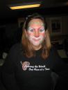 Face painting demos at Clown Guild of Metropolitan Chicago in Northlake. (click to zoom)