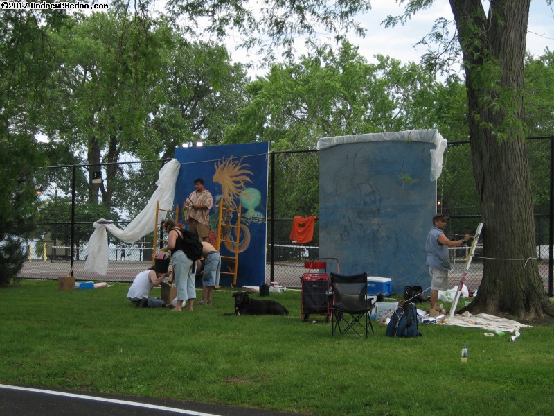 Artists of the Wall Festival in Rogers Park.