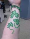 St. Patrick's Day body painting. (click to zoom)