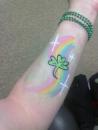 St. Patrick's Day body painting. (click to zoom)