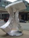 Pi sculpture downtown (click to zoom)